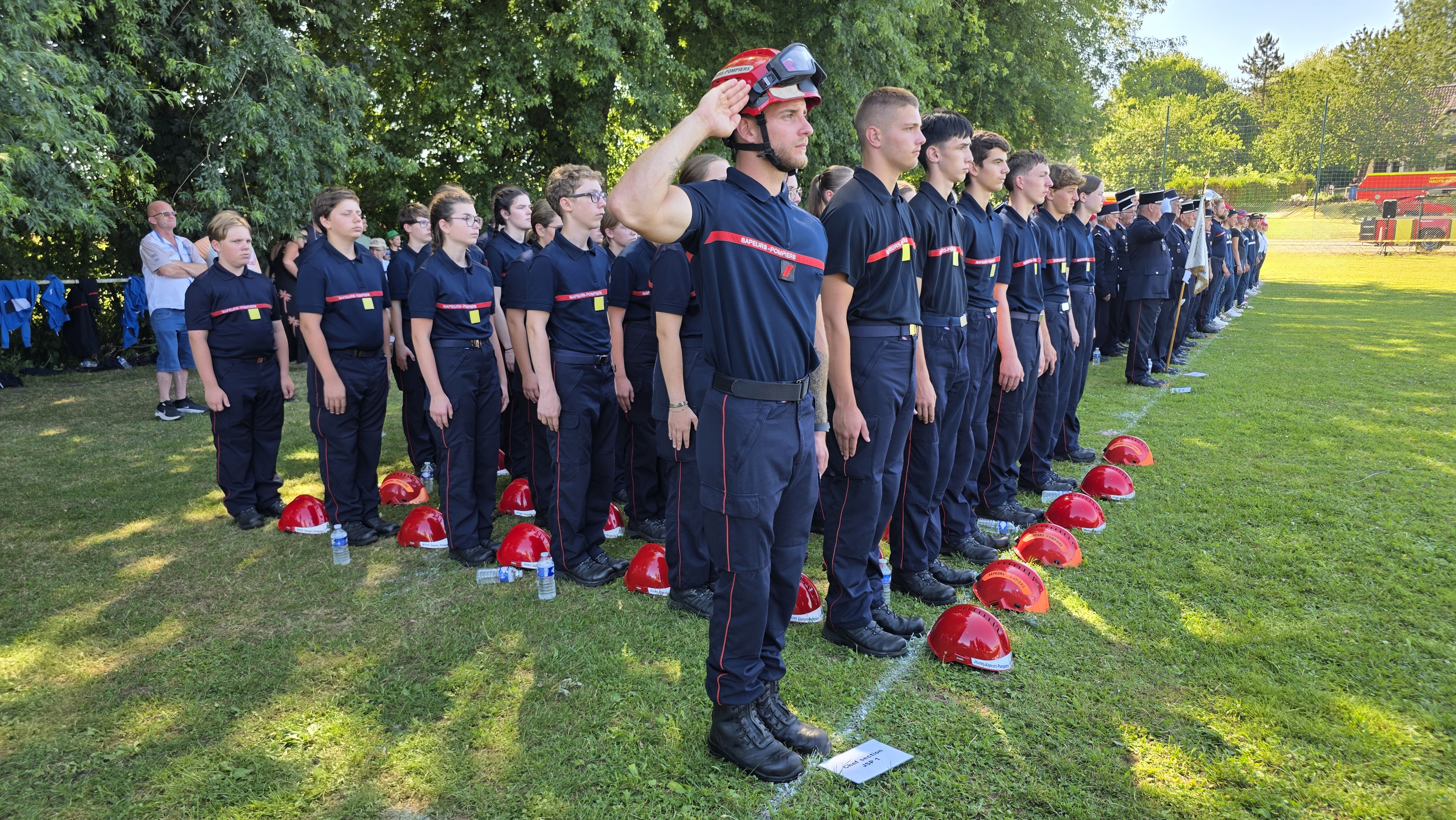 Les Jeunes Sapeurs-Pompiers de Haute-Saône, acteurs de mémoire et de solidarité
