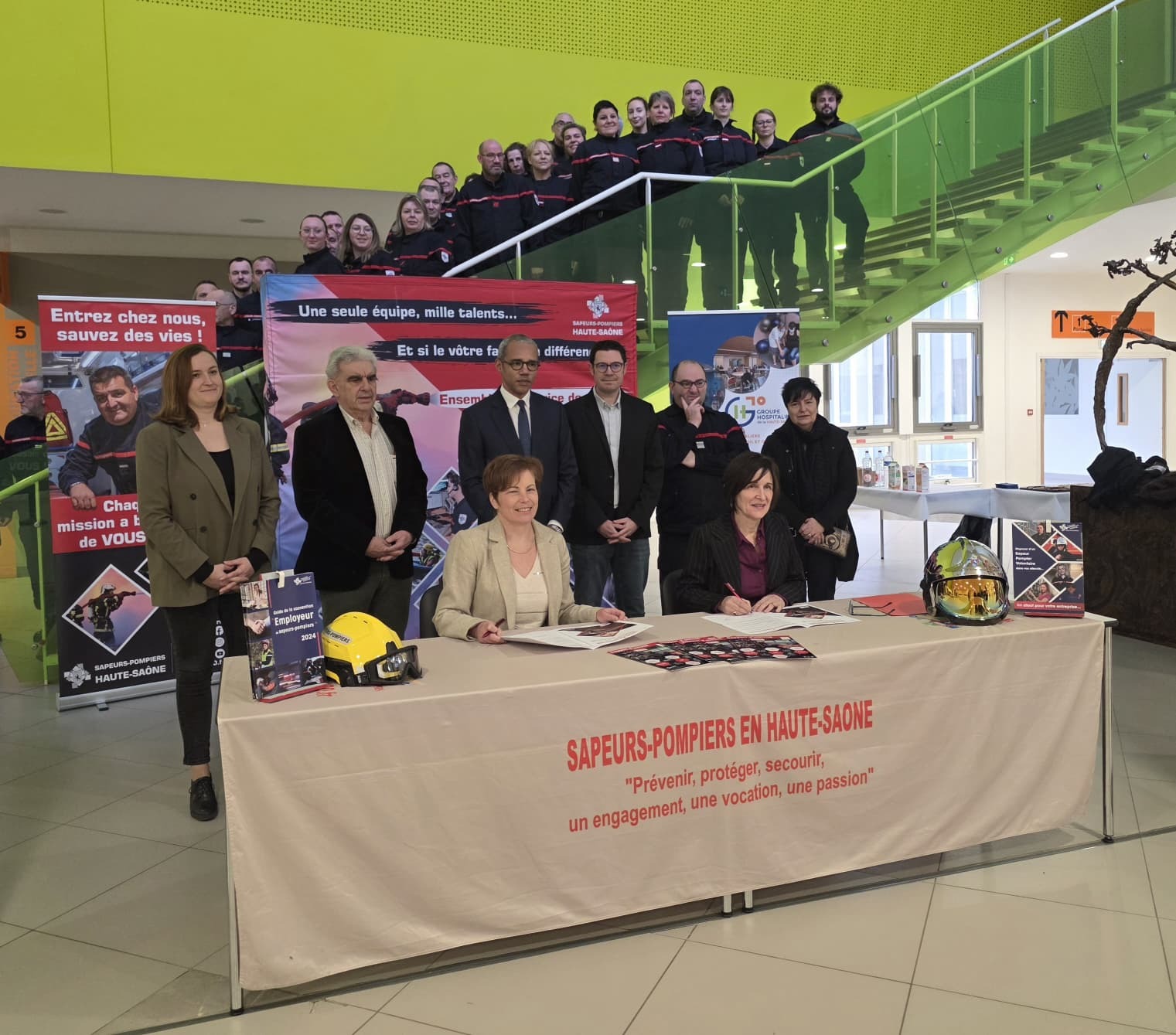 Le SDIS 70 et le GH 70 renforcent leur engagement commun en faveur du volontariat des sapeurs-pompiers