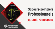 Le SDIS 70 recrute un(e) adjoint(e) au chef de centre et chef de secteur