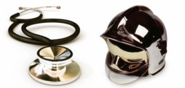 Sapeur-pompier au service de santé